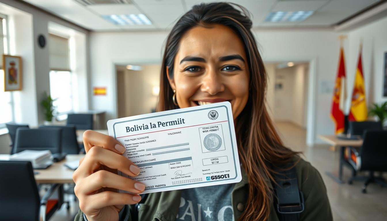 permiso de trabajo en España para bolivianos