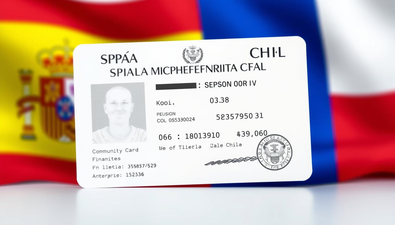 tarjeta comunitaria para cónyuge chileno de español