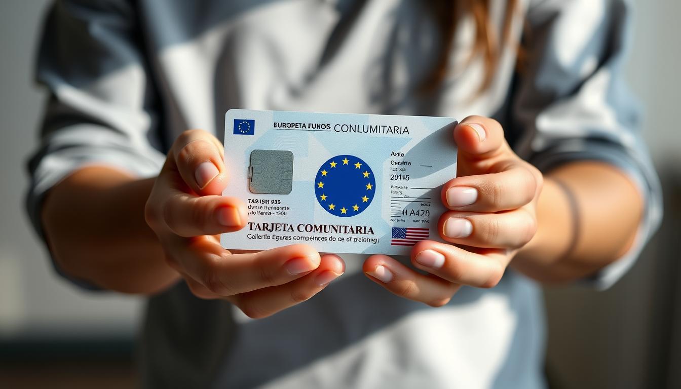 tarjeta comunitaria para cónyuge colombiano de español