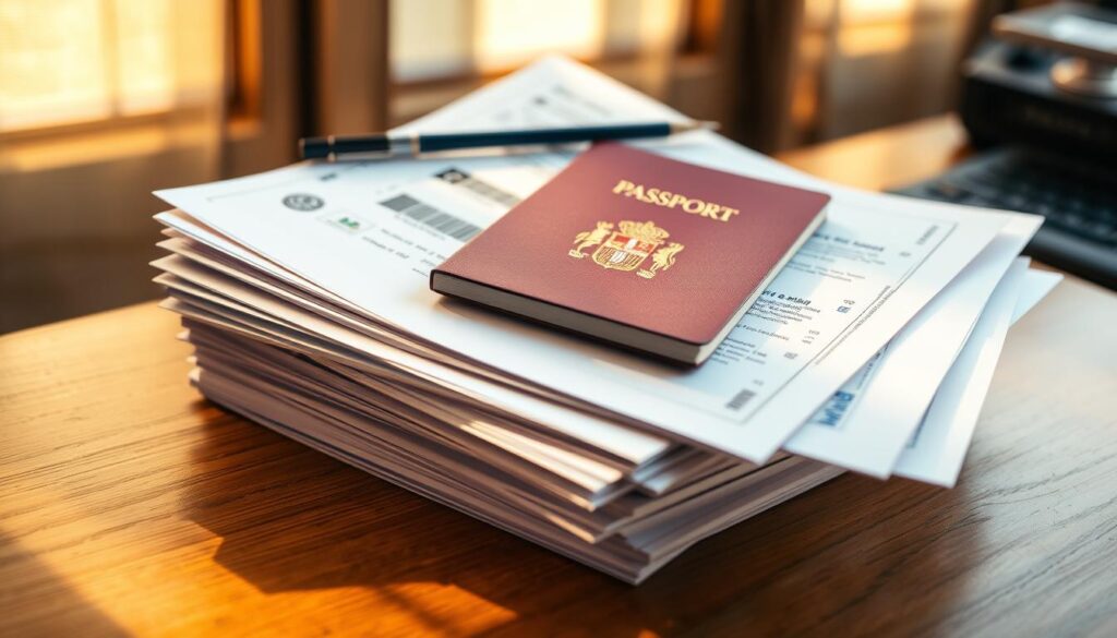 documentos para visa en españa