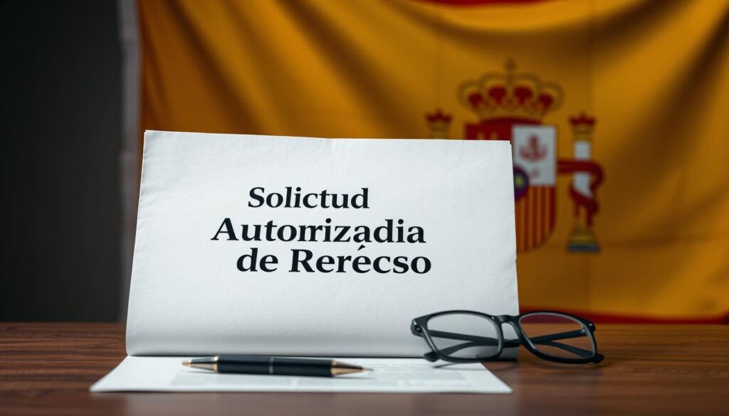solicitud de autorización de regreso